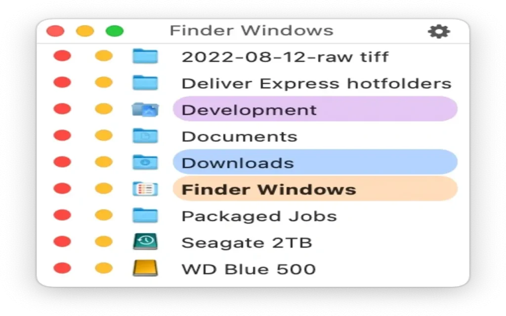 Finder Windows for macOS