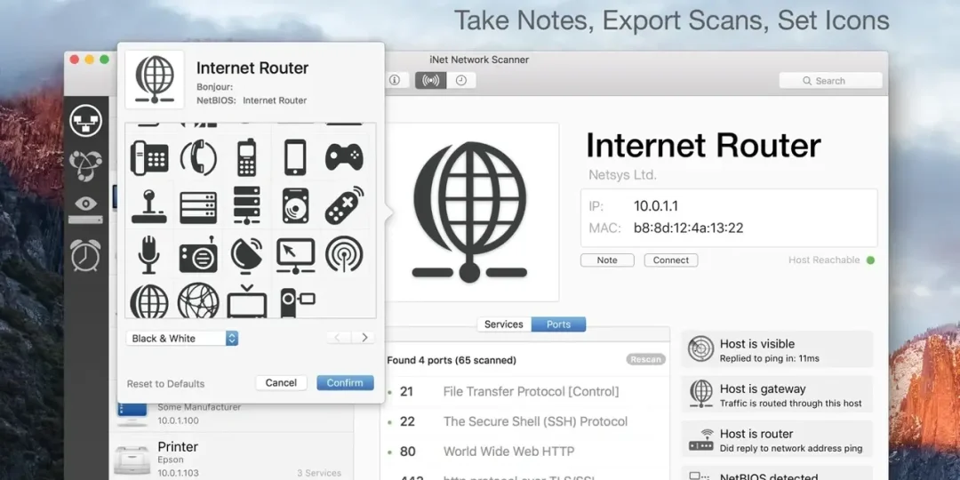 iNet Network Scanner Download for macOS (Latest)