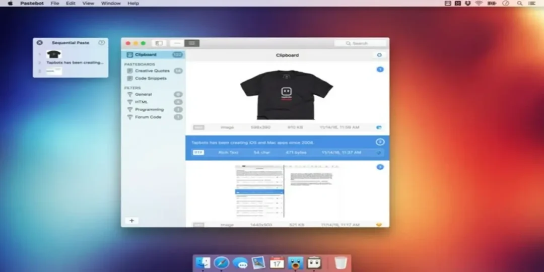 Pastebot for Mac Free